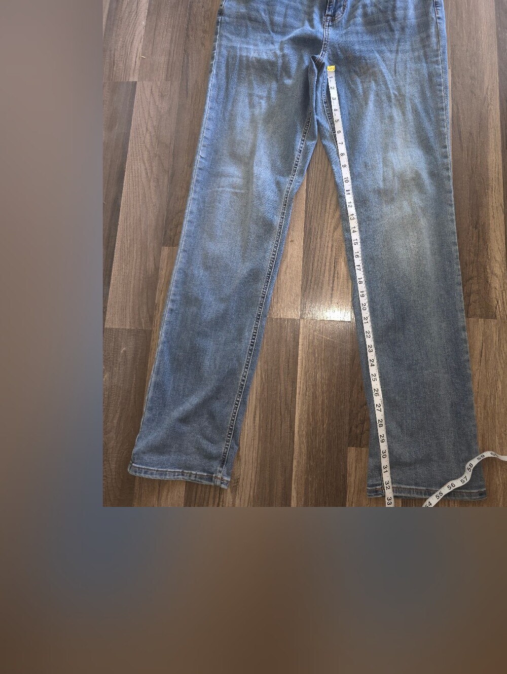Maurices Womens Straight-Leg Blue Denim Jeans
